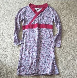 Tea collection Japan ikebana wrap neck dress Size 10